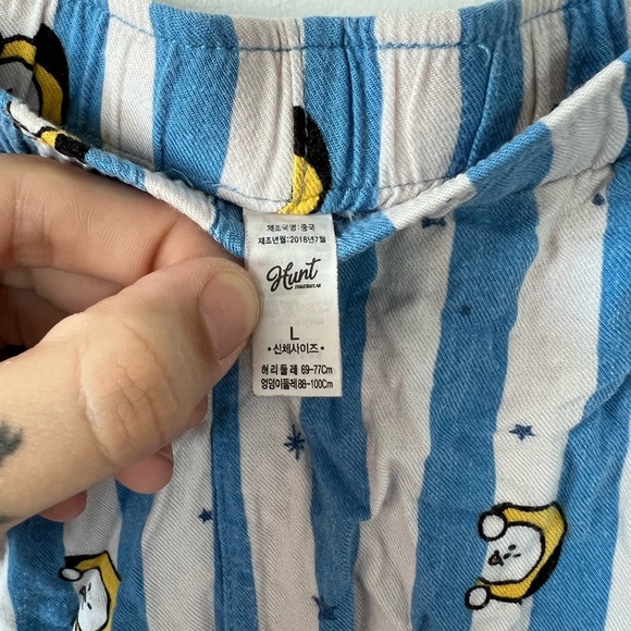 BT21 x Hunt Innerwear Chimmy Jimin Pajamas Large - Picture 7 of 8